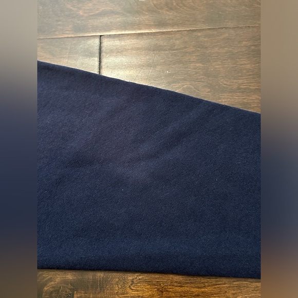 Vintage Men’s Disney’s Little Mermaid Sebastian Logo Blue Fleece Sweatshirt- XL - Picture 6 of 8